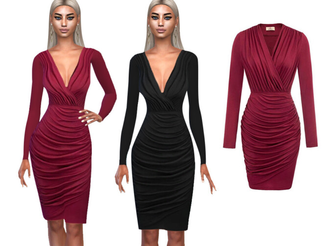 Long Sleeve Formal Dresses by Saliwa at TSR