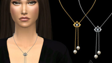 Lotus chain necklace by NataliS at TSR