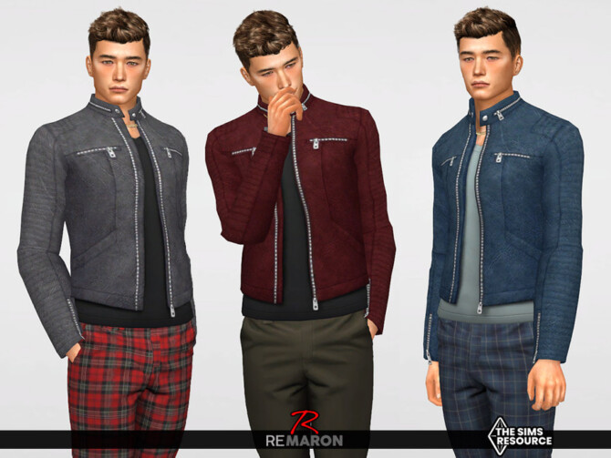 M Leather Jacket 01 by ReMaron at TSR