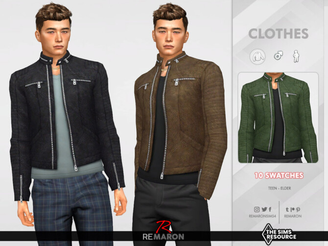 M Leather Jacket 01 by ReMaron at TSR