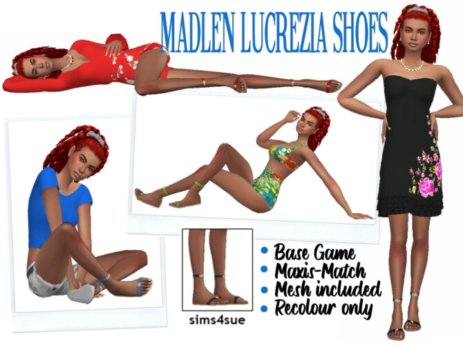 MADLEN’S LUCREZIA SHOES at Sims4Sue