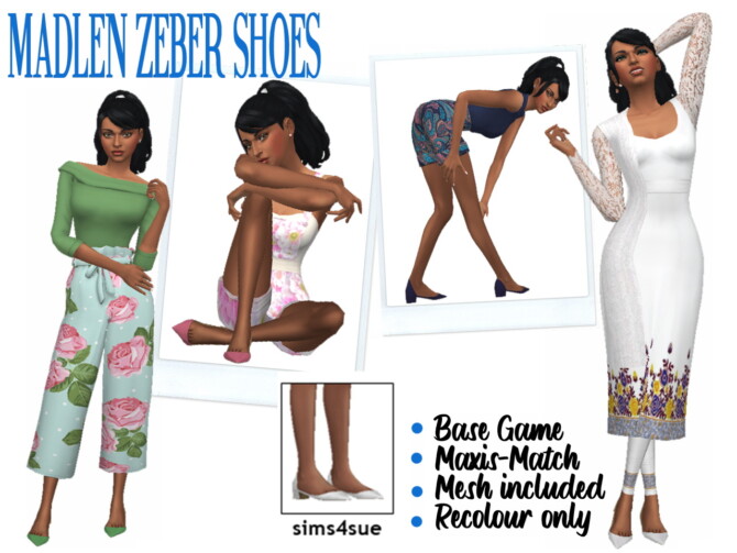 MADLEN’S ZEBER SHOES at Sims4Sue