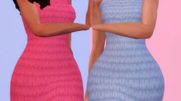 MAGGIE DRESS at Candy Sims 4