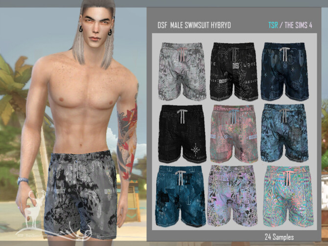 MALE SWIMWEAR HYBRAN by DanSimsFantasy at TSR