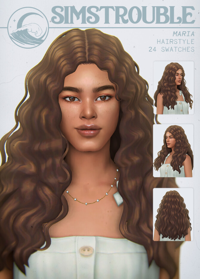 MARIA hair at SimsTrouble