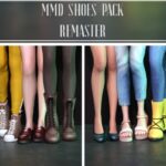 MMD Conversion Shoes Pack Remaster at Astya96