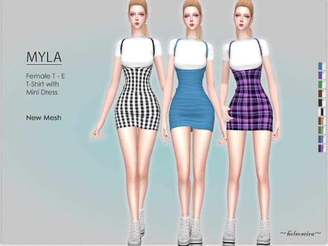 MYLA Mini Dress by Helsoseira at TSR