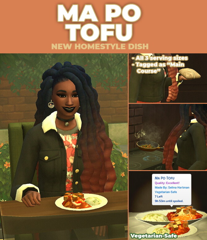 Ma Po Tofu Custom Recipe at Mod The Sims 4