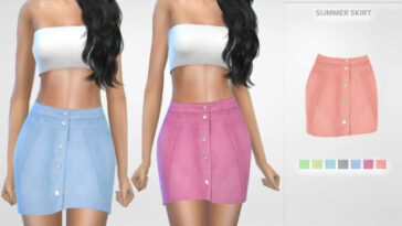 Madison Summer Skirt by Puresim at TSR