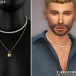 Manifest Necklace Male by Christopher067 at TSR