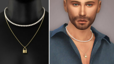 Manifest Necklace Male by Christopher067 at TSR