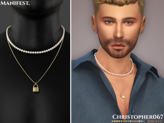 Manifest Necklace Male by Christopher067 at TSR