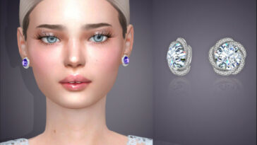 Margaret Stud Earrings by feyona at TSR