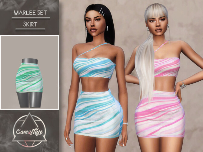 Marlee Set Skirt by Camuflaje at TSR