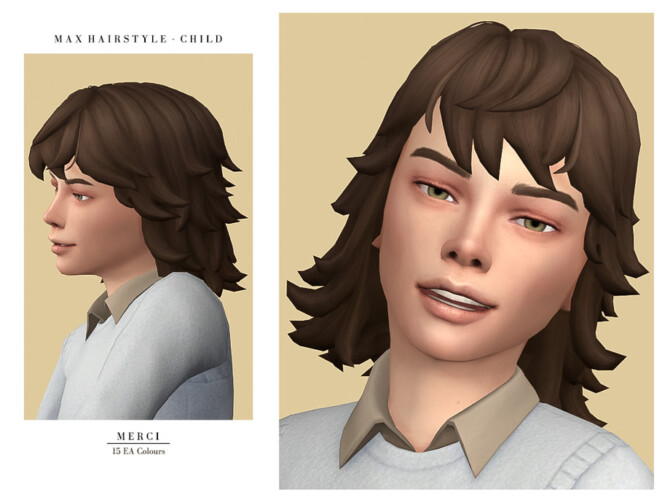 Max Hairstyle Child by Merci at TSR