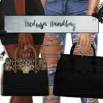 Medusa Handbag at Lumy Sims