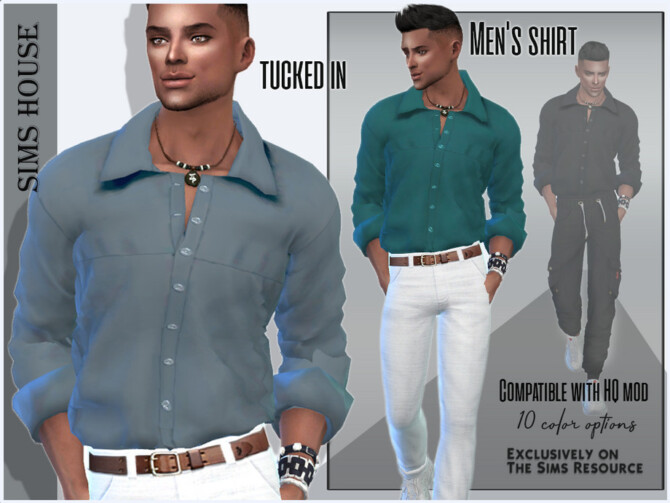 Men’s shirt tucked in by Sims House at TSR