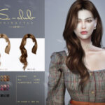 Mi Long curly hairstyle for female by S-Club at TSR