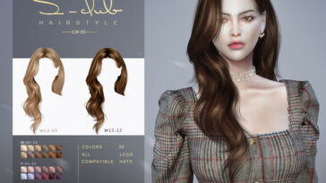 Mi Long curly hairstyle for female by S-Club at TSR