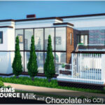 Milk and Chocolate house by nobody1392 at TSR