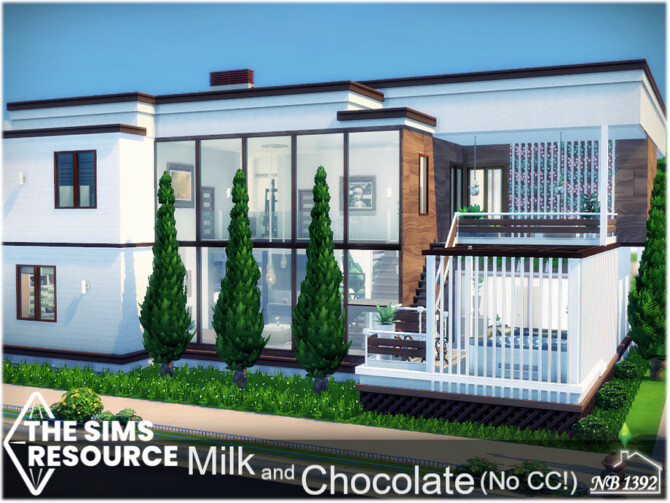 Milk and Chocolate house by nobody1392 at TSR