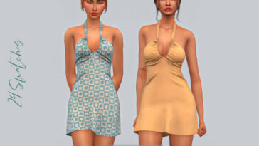 Mini Dress DR429 by laupipi at TSR