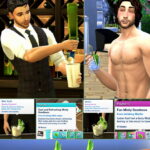 Minty Cocktails Custom Recipe at Mod The Sims 4