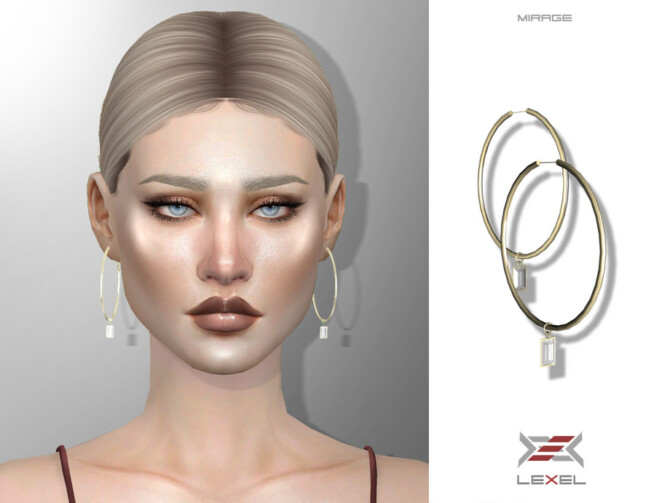 Mirage earrings by LEXEL at TSR