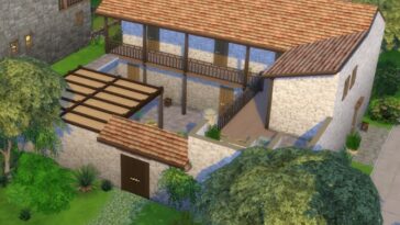 Mochlos House at KyriaT’s Sims 4 World