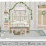 Modern Charm Bedroom Maxis Match by Chicklet at TSR