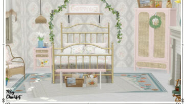 Modern Charm Bedroom Maxis Match by Chicklet at TSR