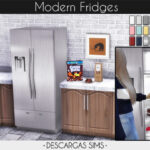 Modern Fridges at Descargas Sims