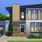 Modern family home at Sims by Mulena