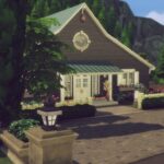 Modernised Cottage NO CC by zhepomme at Mod The Sims 4