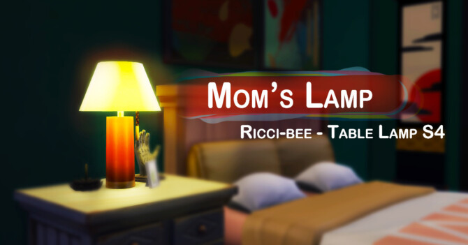 Mom’s table lamp at Ricci-Bee