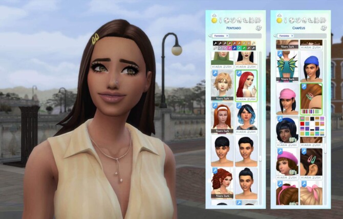 Monica Hairstyle + Clips at My Stuff Origin