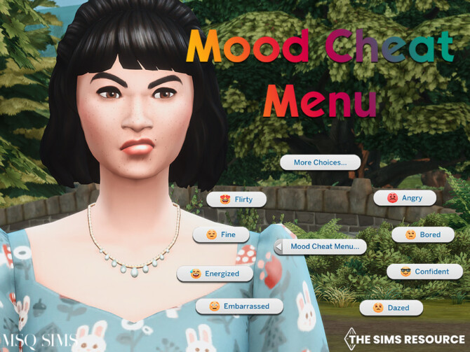 Mood Cheat Menu by MSQSIMS at TSR