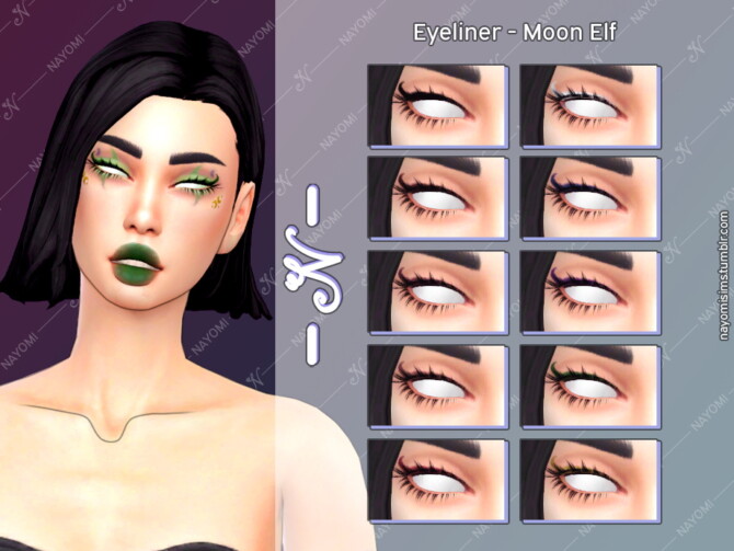 Moon Elf Eyeliner at NayomiSims