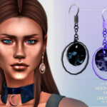 Moonborn Earrings by DailyStorm at TSR