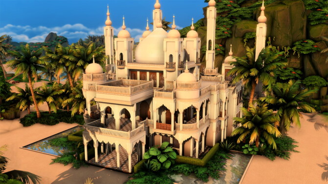 Moroccan Palace by plumbobkingdom at Mod The Sims 4