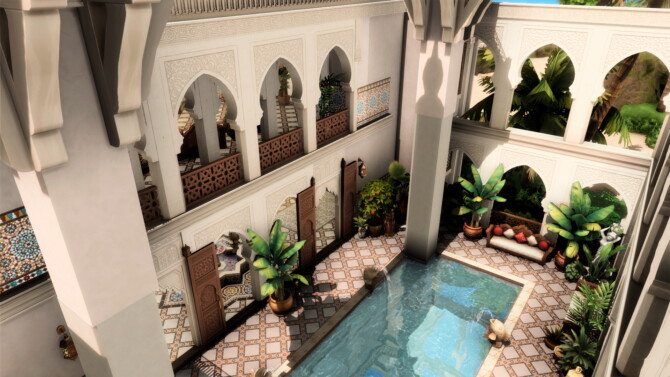 Moroccan Palace by plumbobkingdom at Mod The Sims 4