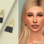 Motif Earrings by Christopher067 at TSR