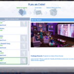 Movie Night event at Kiara’s Sims 4 Blog