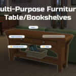 Multi-Purpose Furniture: Table/Booksh