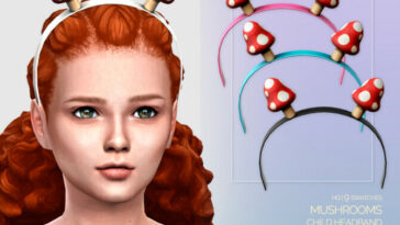 Mushrooms Headband Child by DailyStorm at TSR