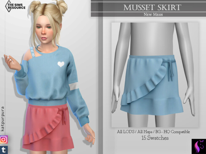 Musset Skirt by KaTPurpura at TSR