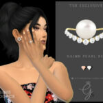 Naimh Pearl Ring by Glitterberryfly at TSR