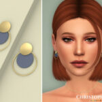 Nao Earrings by Christopher067 at TSR