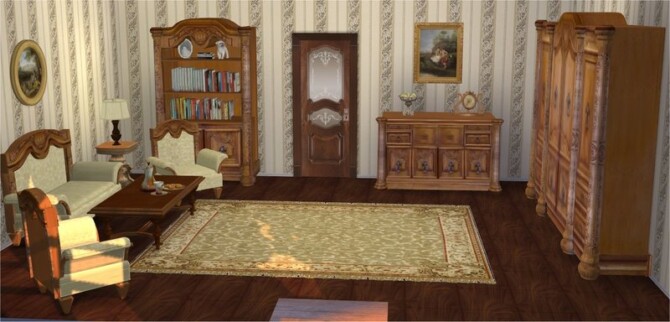 Natalia Livingroom Vitasims2 Conversion to TS4 at All 4 Sims