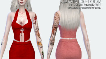 Natalie Mini Skirt Set by carvin captoor at TSR